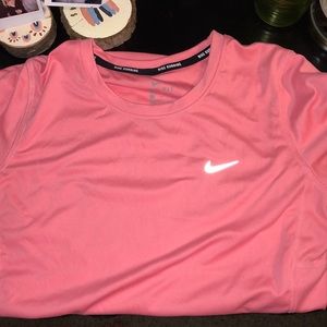 Nike pink workout shirt